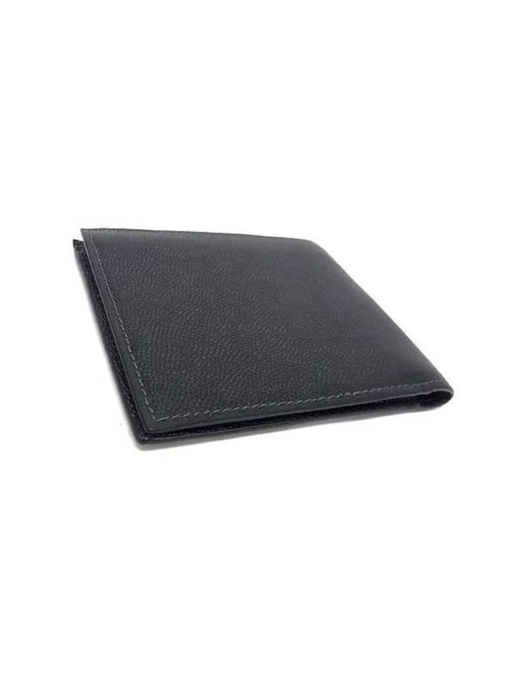 Cartier Bifold Wallet Santos Black Leather